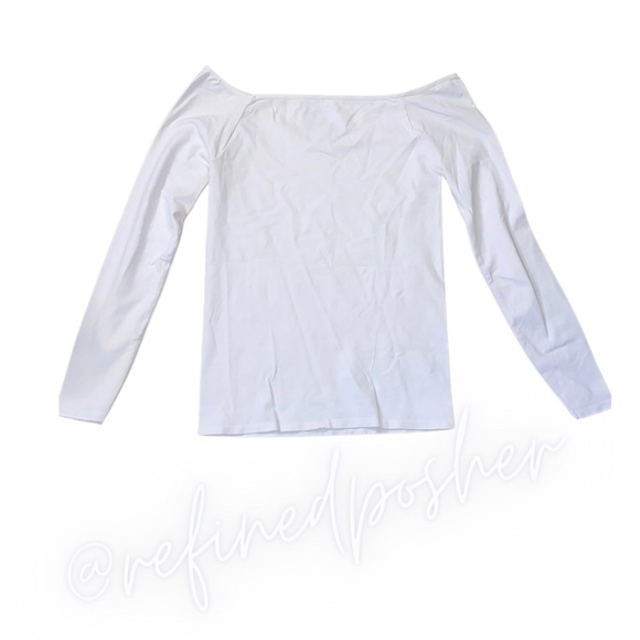 Free People Intimately Seamless Off-Shoulder Long Sleeve Top size M/L NEW Ballet - Picture 3 of 4